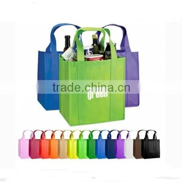 Shopping Bag Non Woven Wine Carry Bag With Customised Logo