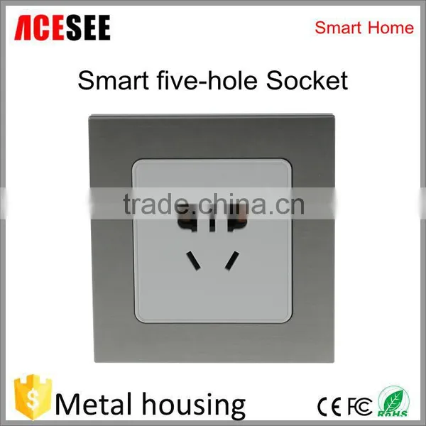 2016 ACESEE New Item zigbee smart home products Wireless Remote Control Zigbee Smart Socket Zigbee Wall Socket SSK100