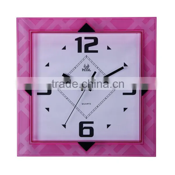 Pearl Square Colourful Wall Clock PW248 photo-4