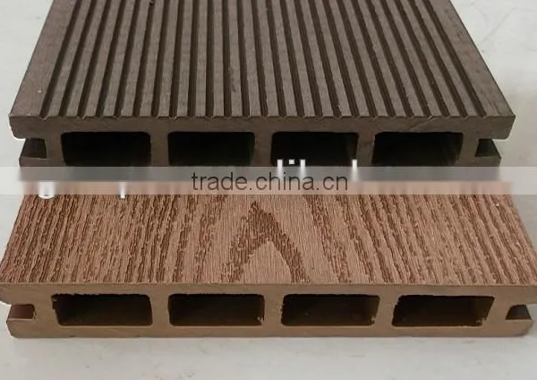 Hollow WPC Outdoor Flooring , Waterproof Plastic Floor photo-4