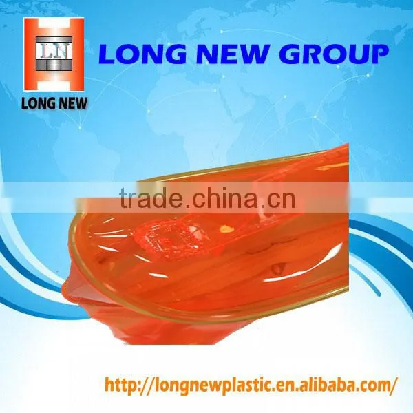 Orange PVC Bag With Zipper photo-6