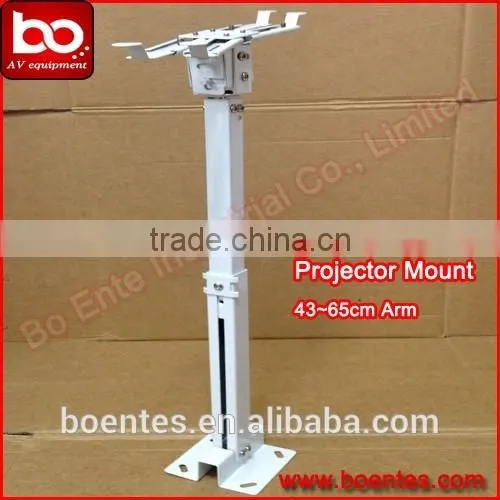 Cable Hidden Retractable 43~120 cm Projector Ceiling Mount With Universal Adapter Spider Plate for Office LED Projector photo-4