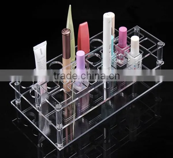 Lip Gloss Lipstick Shelf Storage Rack Acrylic Cosmetic Display Shelf photo-3