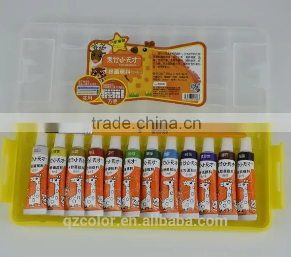 12 Colors 6ml Top Class Acrylic Colours photo-3