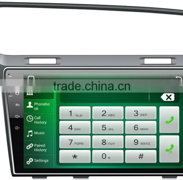 3W WiFi Phone OBDII Touch Screen Car Dvd GPS For VW GOLF 7 With Android 4.4.2 1.6GHZz MCU 4 Core Support All APP photo-5