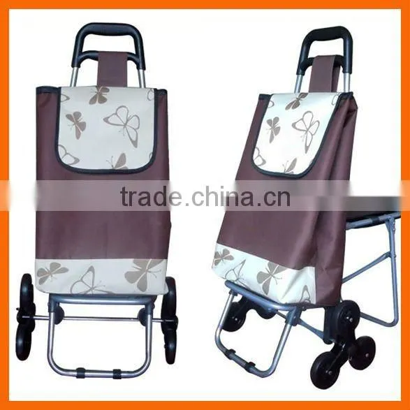 Shopping Cart With Stool Include Luggage Bag
