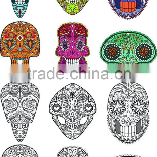 Food-grade Package Skull Tribal Non-toxic Small Tattoo for Promotion photo-5