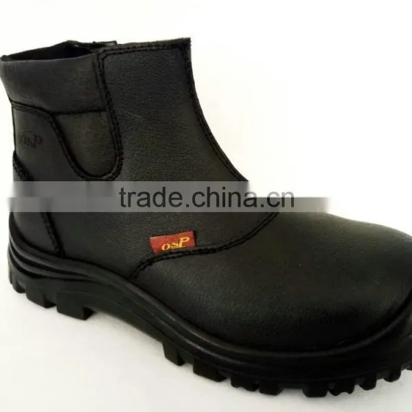 Low Price Good Quality Genuine Leather PU Sole Safety Footwear photo-6