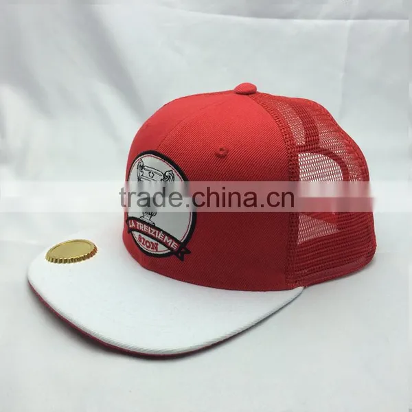 Custom Design Your Own Logo 100%acrylic Bottle Opener Snapback Caps photo-2