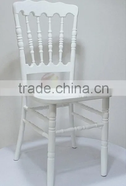 White Wood Banquet Chairs photo-3