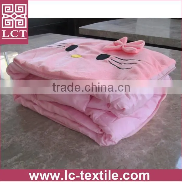 Wholesale Cute Design Plush Animal Shaped Kid Cushion Open as a Quilt(LCTP0078) photo-2