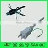Japan Male Power Cord Plug, PSE Power Cable With Plug, 2 Pin Electric Plug photo-3