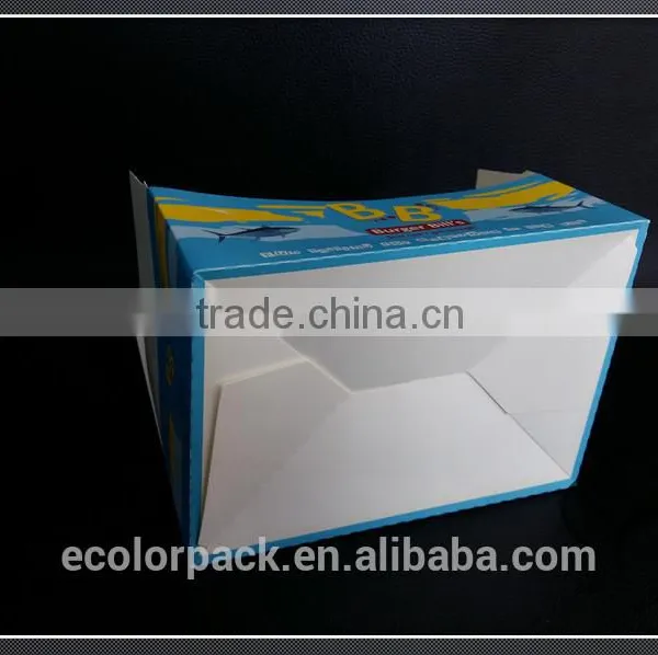 Mini Double PE Coated Seafood Paper Packaging Box photo-4