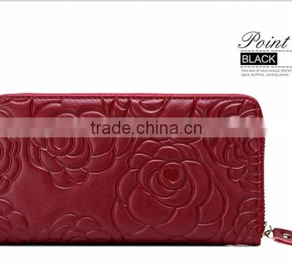 Custom Print Leather Wallet New Design Zipper Women Wallets With Card Slots photo-2
