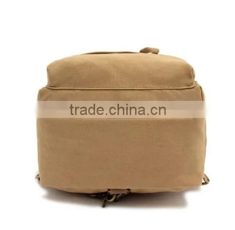 Backpack Guide Rucksack Waxed Cotton Canvas Leather Backpack photo-5