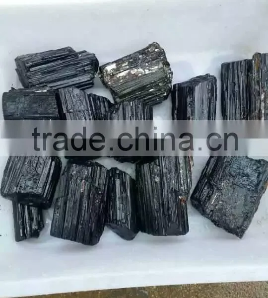 Wholesale Natural Black Tourmaline Rough Crystal Quartz Rock Raw Stone photo-3