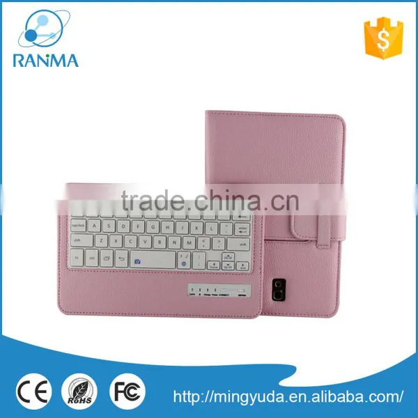 Leather Waterproof Tablet pc Wireless Bluetooth Keyboard Leather Case for Samsung photo-5