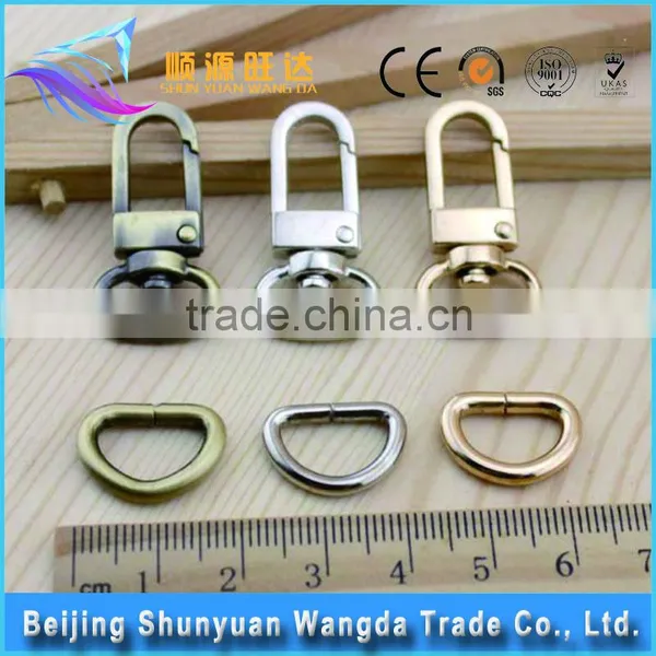 High Quality Customized Design Brass Lock Metal Strap Bag Clip Belt Buckle photo-2