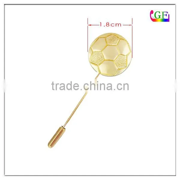 Metal Football Collar Stick Pin