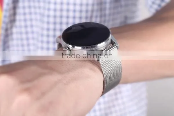 K88H Round Bluetooth Smart Watches Clock Classic Health Metal Smartwatch With Heart Rate Monitor for Android ISO IPhone Phone photo-6
