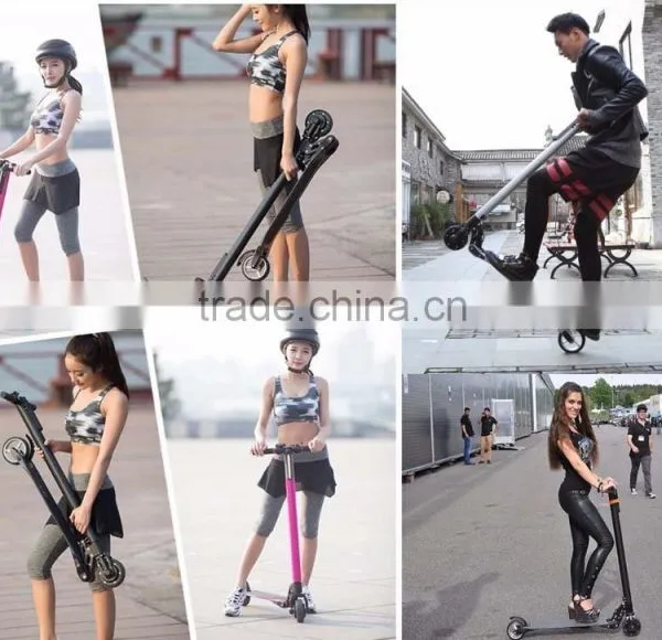 Portable Carbon Fiber Folding Electric Scooter/Self Balance Hoverboard photo-2