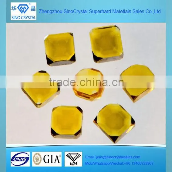 Sino-Crystal 6.0*6.0*1.2mm Synthetic HPHT Mono Diamond Plate