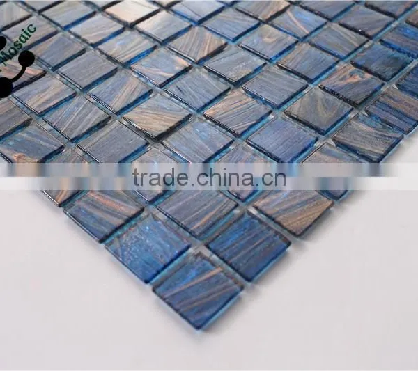 SMH10 Building Materials Mosaic Wholesale Columns Mosaic Goldline Glass Mosaic photo-5
