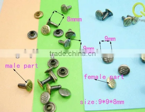 decorative studs and rivets, metal spike studs rivet q-2942
