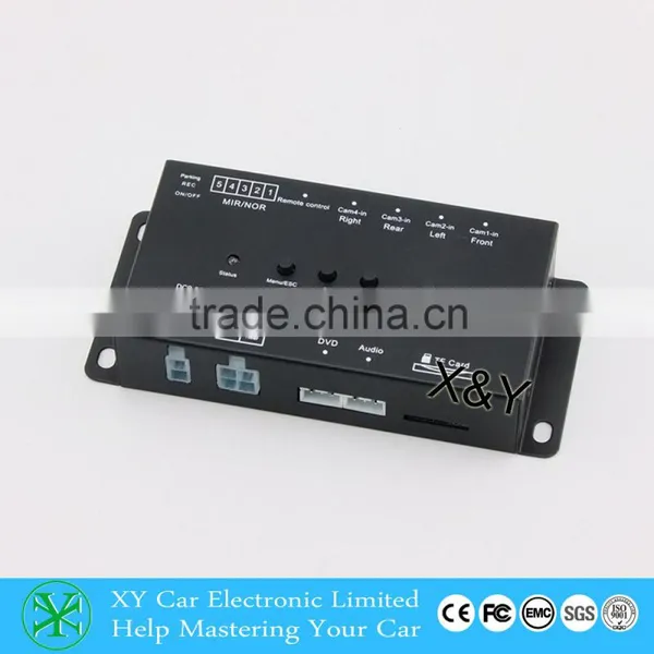 4 Channels HD 360 View Car Camera Video Splitter Preview and Recording Cctv Dvr XY-6029MDVR photo-3