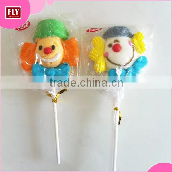 Halal Cotton Candy Rabbit / Butterfly / Worm Shape Marshmallow Kakob Lollipop photo-5