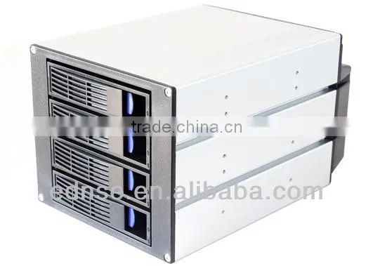 EDNSE 3U Network Storage Kit ED3004 4x3.5" SATA Hot Swap Into 3 x 5.25" Drive Bays Sata1/2/3 and Sas HDD Trays Hot-swap 6GB/s photo-2