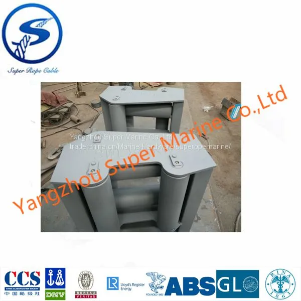 JIS F2026-80 Five Roller Fairlead Type B/ Mooring Roller,Ship Five Rollers Fairlead,Five-Roller Fairlead For Boat photo-3