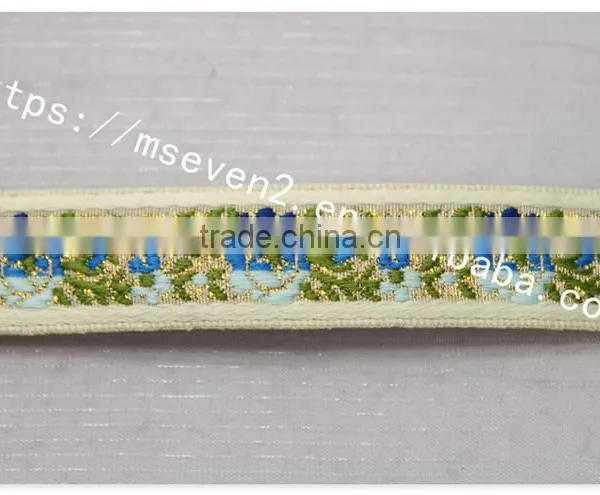 Fashion Design Flowers Jacquard 15mm Nylon Webbing Wholesale photo-3