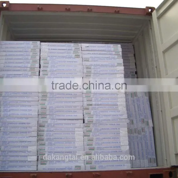 Pvc Laminated Gypsum Ceiling Tiles /types of Ceiling Board photo-3