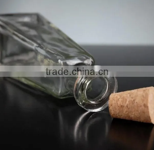 6 oz Pyramid Glass Bottle With Cork photo-2