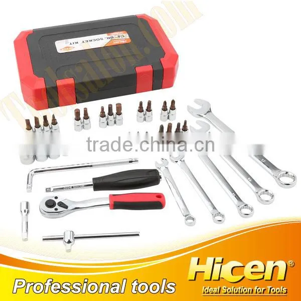 40pcs Spanners Bits and 1/4" Sockets Set photo-2