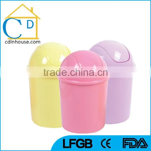 Multi Size Small Desktop Plastic Garbage Bin Trash Bin photo-6