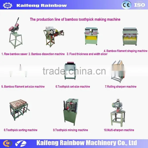 Best Quality Professional Wood Stick Making Machine/wood Toothpick Making Machine of Factory Price photo-2