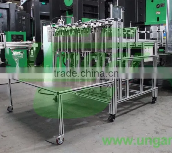 Austrian CNC Control Automatic UNGAR Aluminium Foil Food Container Making Machines With Adjustable Height Lines (UNST-6010-63T) photo-5