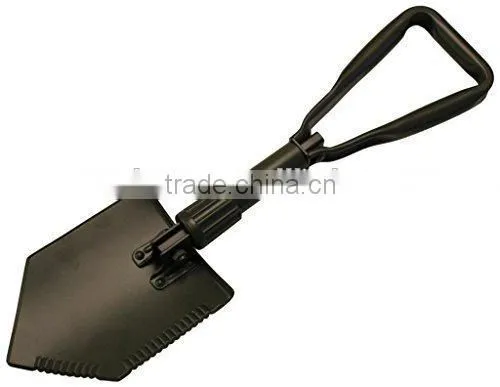 Folding Spade With Bag, Olive Green Comparable Bundeswehr / US Army Military Shovel / Field Spade photo-2