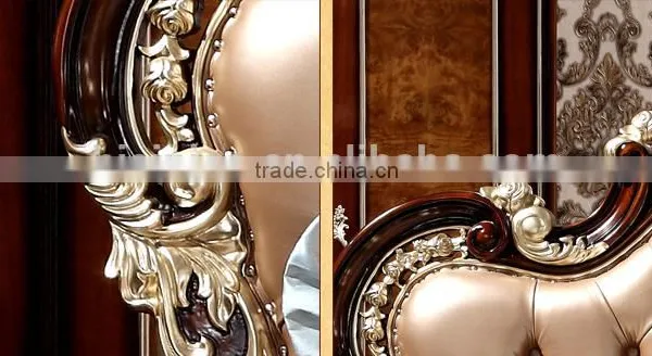 BISINI Brand New Bedroom Furniture, Royal and Luxury Bedroom Furniture Set, King Size Bed With Nightstand Set (BF01-ML014) photo-6