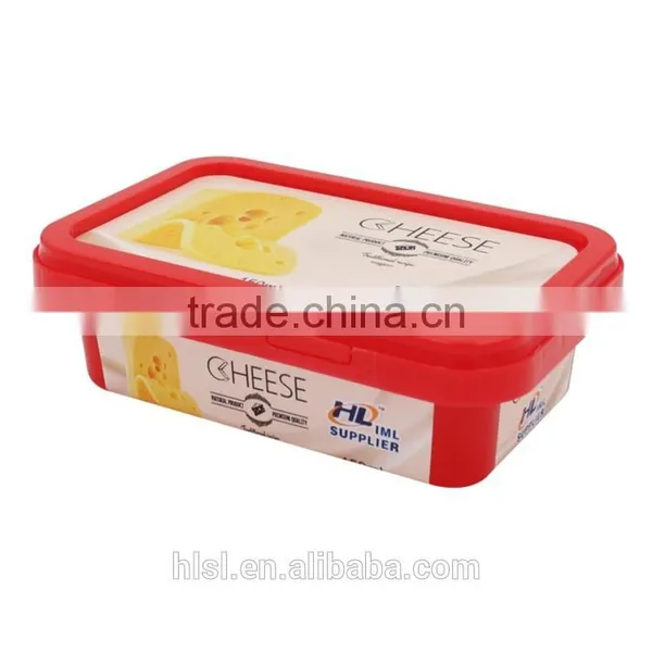 Small Airtight Butter Container With Foil, Square Plastic Containers With Lid photo-4