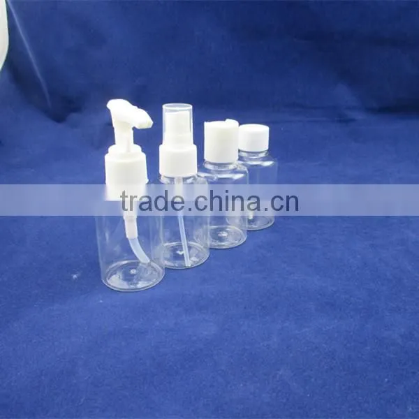 4pcsplastic Transparent Travel Bottle Set Travel Bottle Kit Bottle Container photo-4