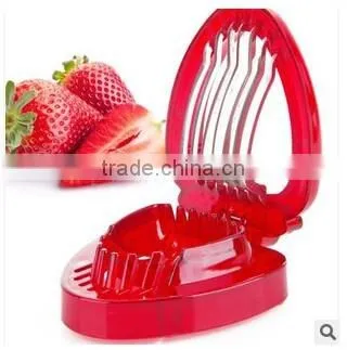 Cake Decorating Baking Tools Plastic Mini Fruit Strawberry Slicer photo-4