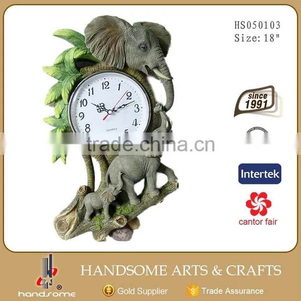 16'' Resin Craft Religious Items Home Decor Wall Clock Hanging photo-6