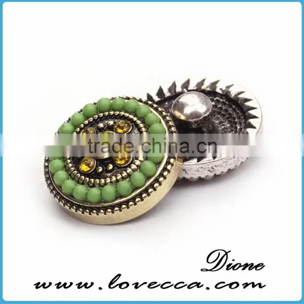 Made In China Snap Buttons,Custom Snap Buttons With Seed Beads,Classic Accessories Snap Button Jewelry photo-2