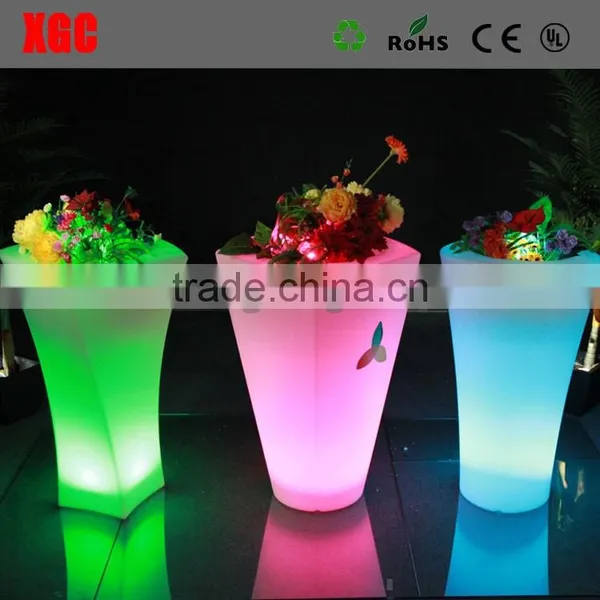 Hot Sale Outdoor Flower Pot Made of PE Plastic Outdoor Rugs Recycled Plastic Flower Pot New 2018 photo-6