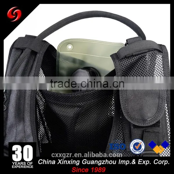 Black/camo Multi-pocket Army and Military Equipment Vest Tactical Gear Vest photo-4