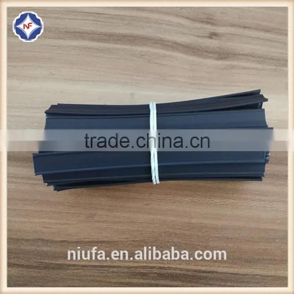 Color Black Precut Plastic Double Wire Twist Tie For Packaging photo-6