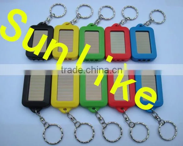 3pcs LED solar keychain